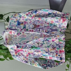 Vintage LIFE STYLE Petite Size PM Multicolored Light Jacket Sequins